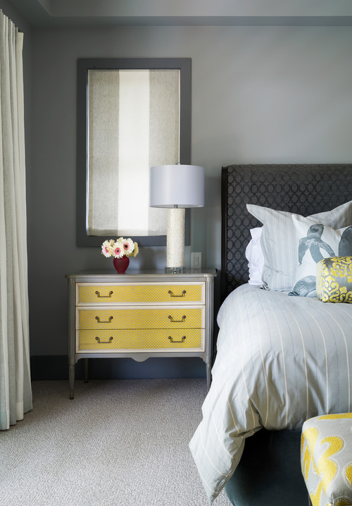 grey and yellow bedroom ideas