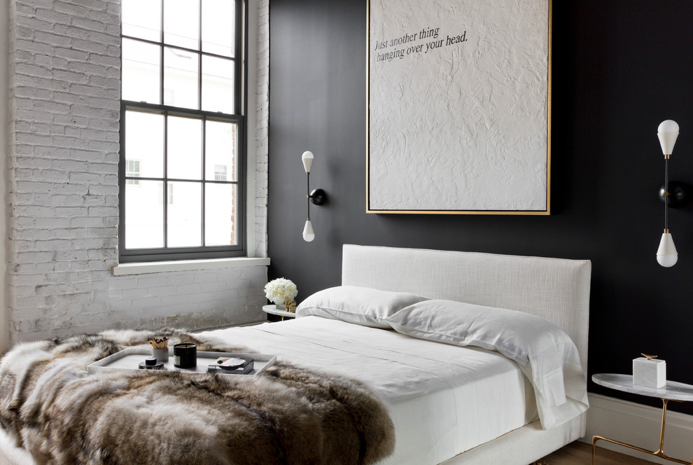 This is an example of an industrial bedroom in New York.