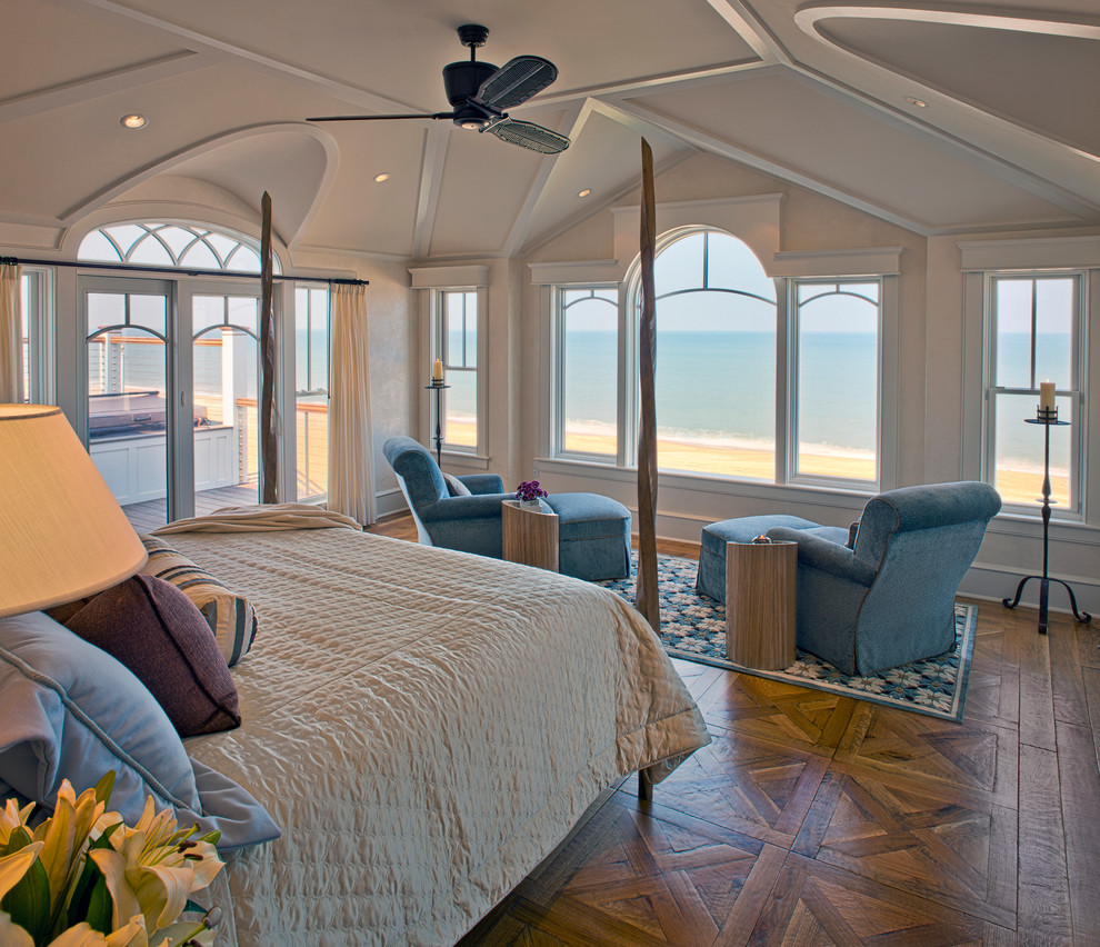 Waterfront Retreat Beach Style Bedroom DC Metro by Bruce Palmer