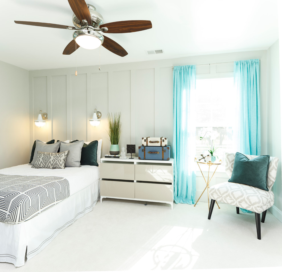 This is an example of a classic bedroom in Charleston.