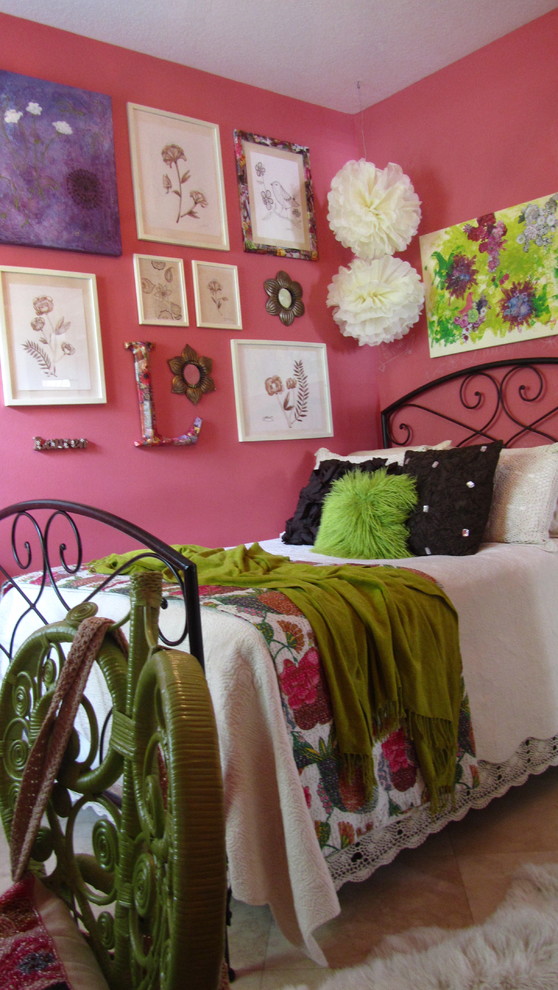 This is an example of a bohemian bedroom in Other.