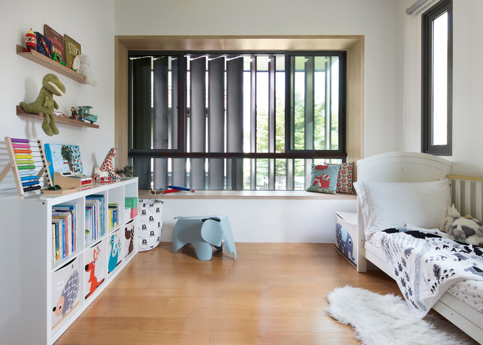 Photo of a scandi kids' bedroom in Singapore.