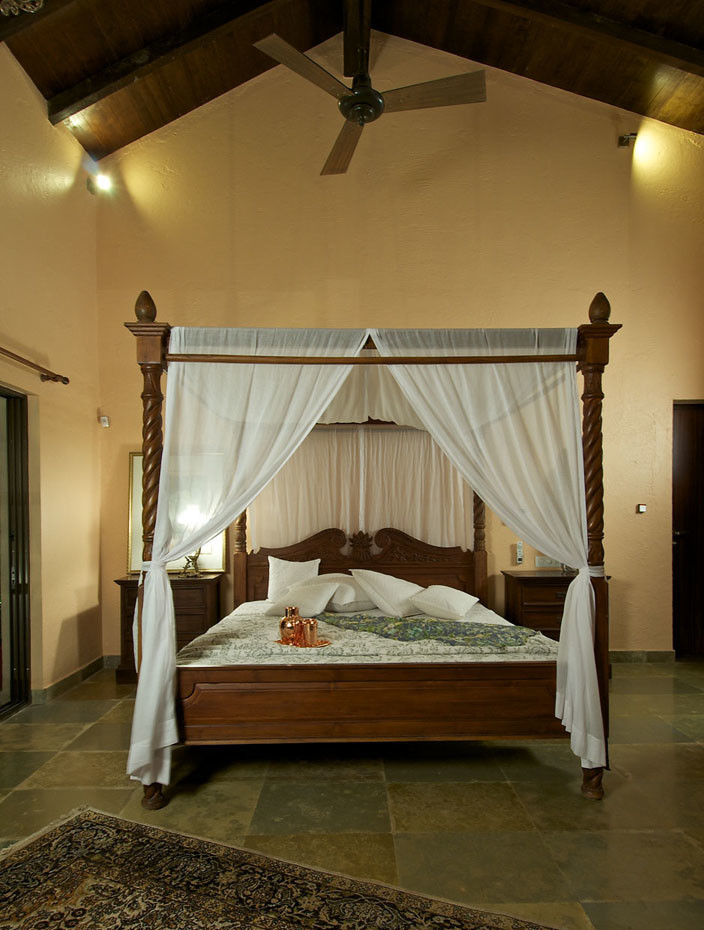 Immagine di una camera da letto etnica