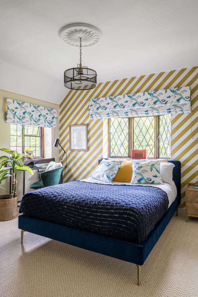 Inspiration for a coastal bedroom remodel in Surrey