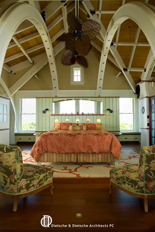 This is an example of an eclectic bedroom in Other.