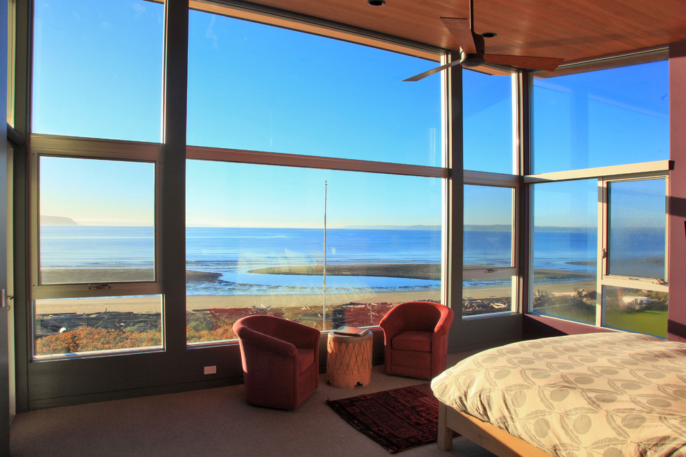 Whidbey Island Beach House Beach Style Bedroom Seattle by
