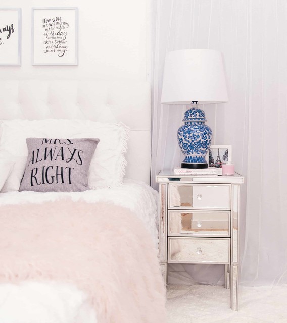 White Master Bedroom Bedroom New York by Raymour & Flanigan