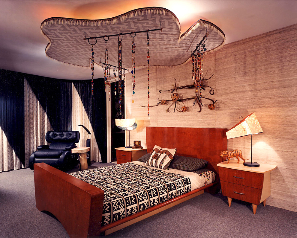 Bild på ett funkis sovrum