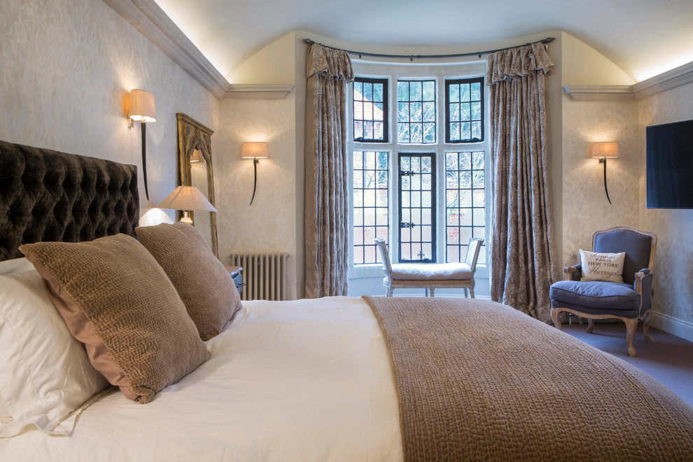 William Morris House Craftsman Bedroom Oxfordshire by User Houzz