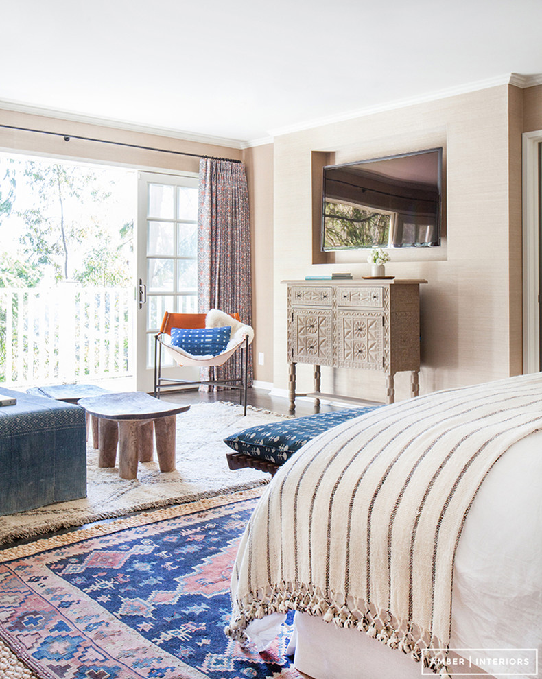 Inspiration for a bohemian bedroom in Los Angeles.