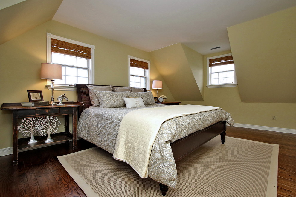 Photo of a farmhouse bedroom in Toronto.