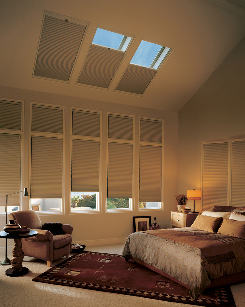Window Coverings Transitional Bedroom Los Angeles by Kara Window Coverings