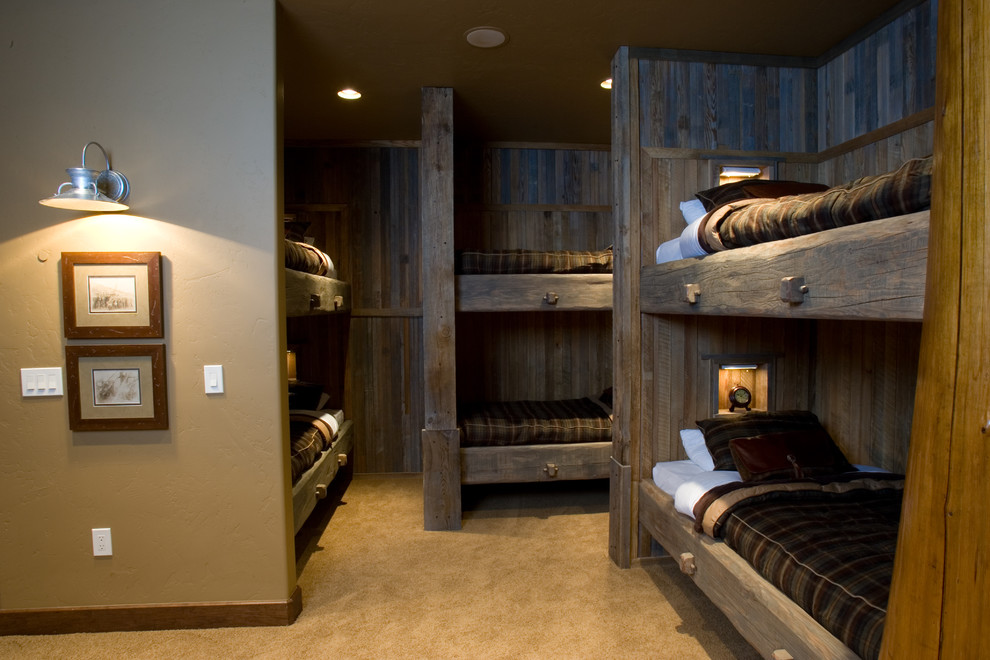Elegant guest bedroom photo in Denver