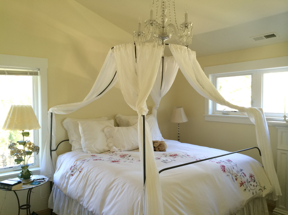 Wrought Iron Canopy Bed Shabbychic Style Bedroom New York by