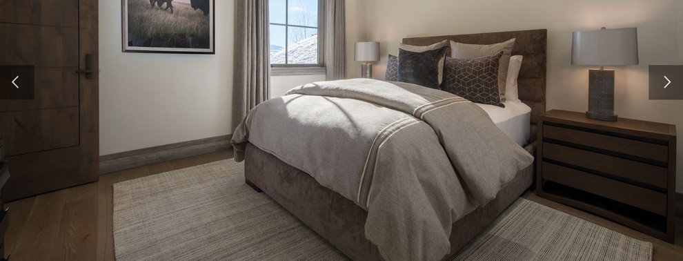 Huge mountain style bedroom photo in San Francisco