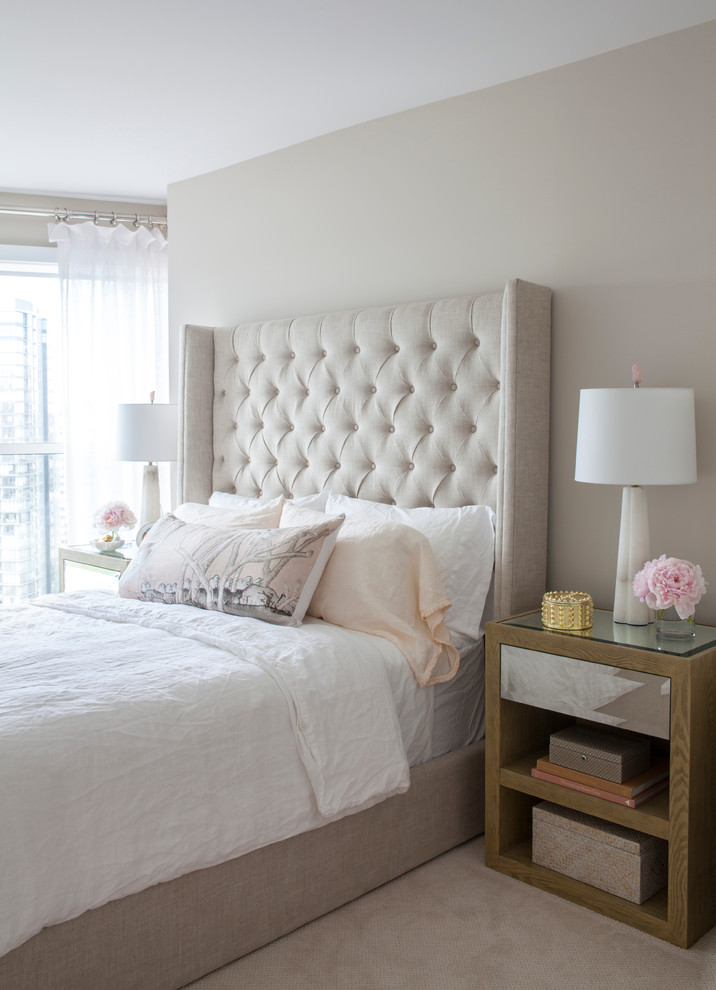 Transitional bedroom photo in Vancouver