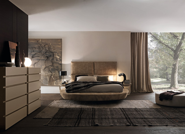 Zero Round Bed by Presotto Italia - Moderno - Camera da Letto -  Philadelphia - di RoomService 360 | Houzz