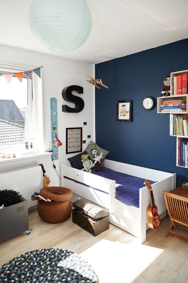 Exemple d'une chambre d'enfant scandinave.