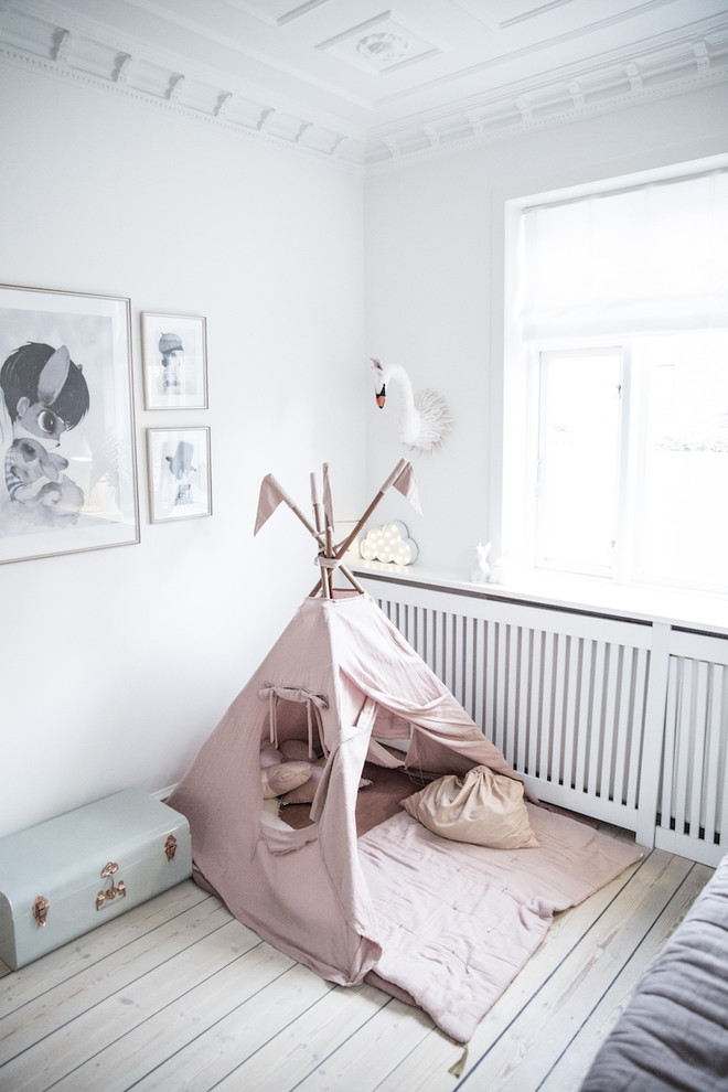 Immagine di una cameretta per bambini scandinava