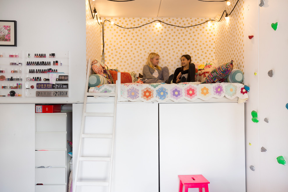 Photo of a scandinavian kids' bedroom in Copenhagen.