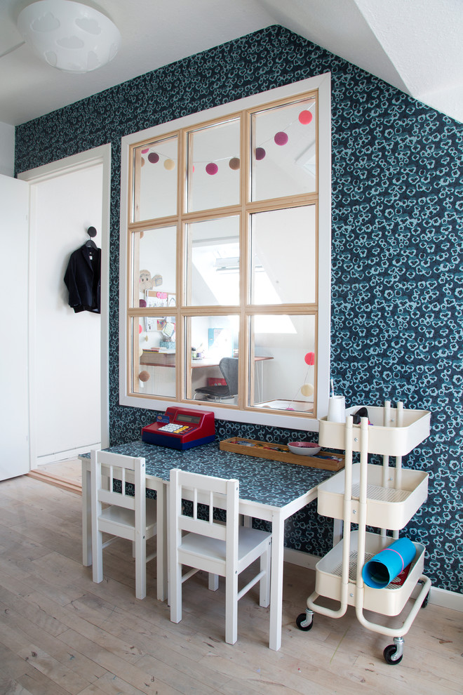 コペンハーゲンにある北欧スタイルのおしゃれな子供部屋の写真