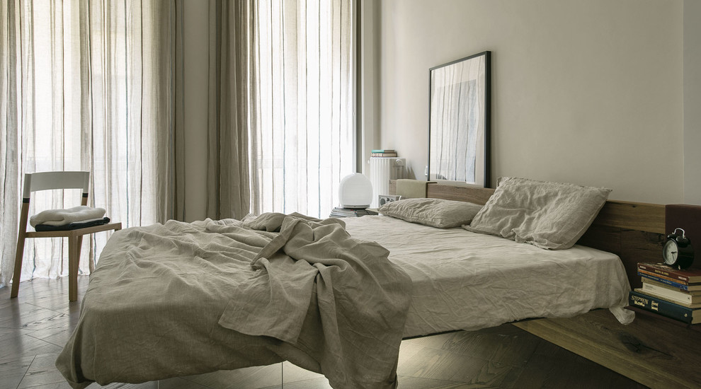 Design ideas for a contemporary bedroom in Venice.