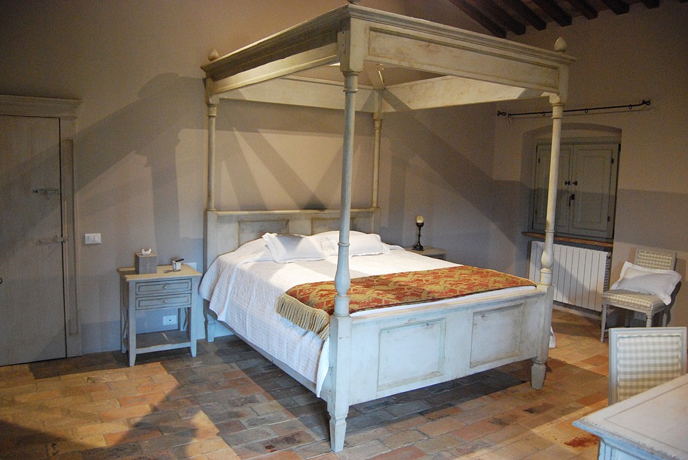 Idee per una camera da letto shabby-chic style