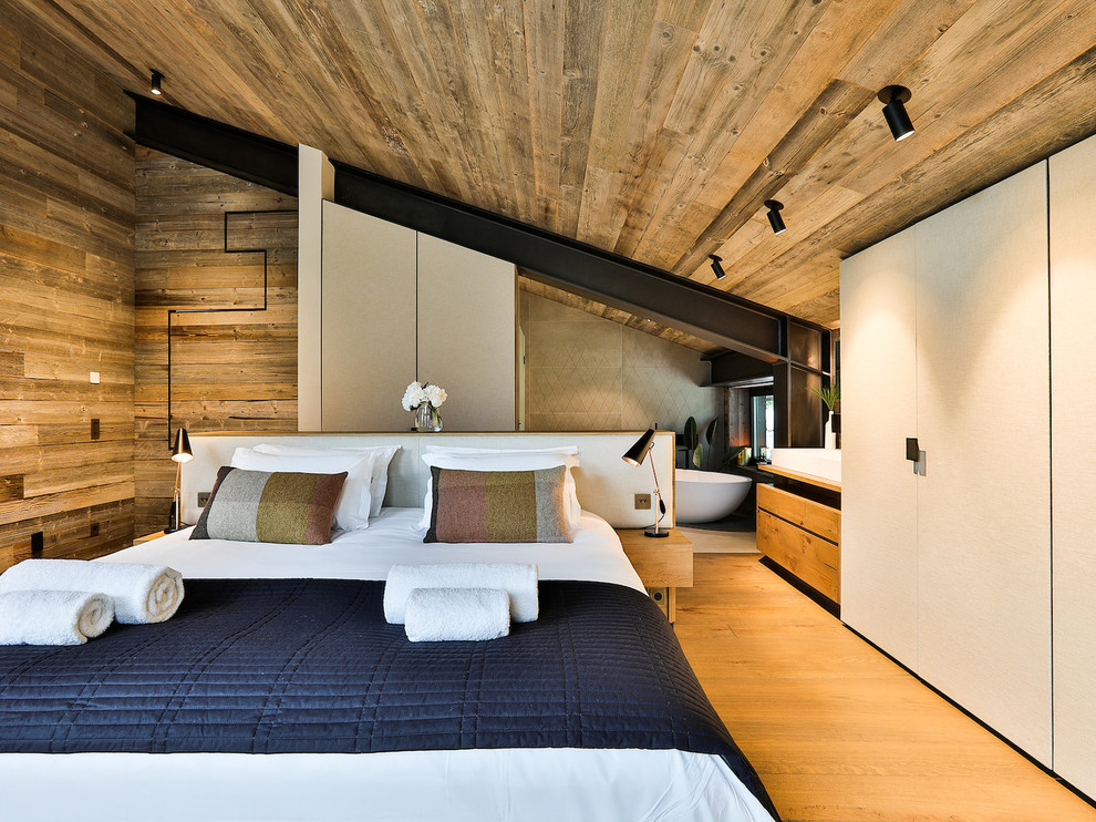 This is an example of a rustic bedroom in Other.