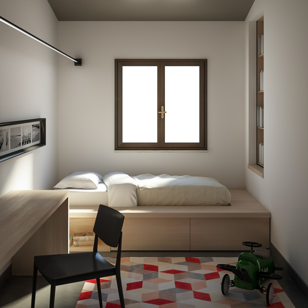 Kleines Modernes Schlafzimmer