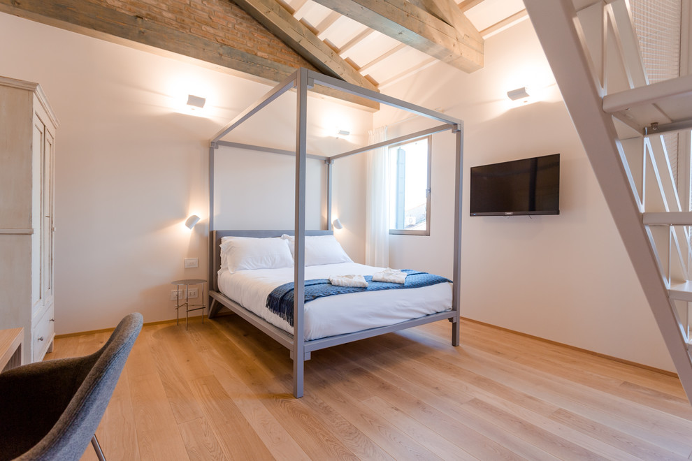 Bedroom - mediterranean bedroom idea in Other
