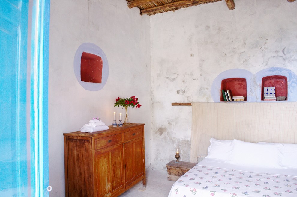 Foto di una camera da letto mediterranea