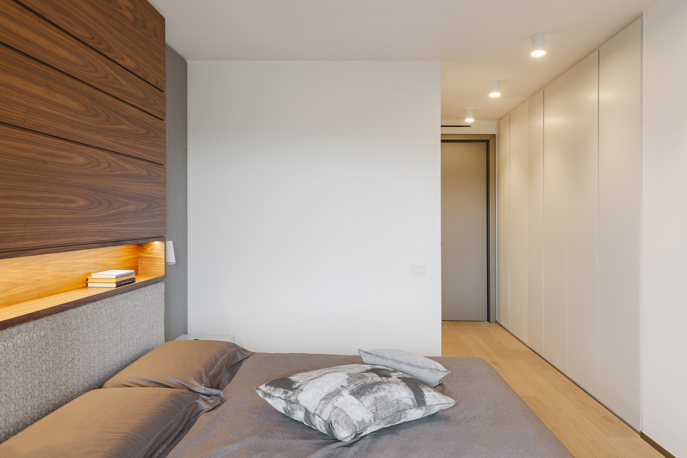 Idee per una camera da letto contemporanea di medie dimensioni