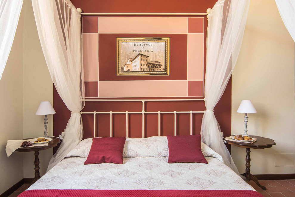 Inspiration for a cottage bedroom remodel in Florence