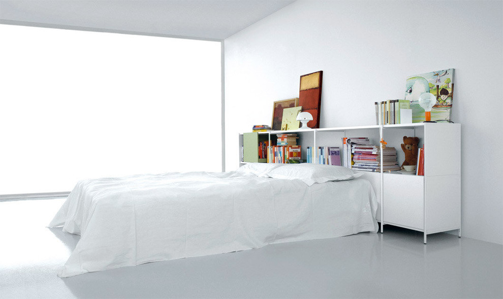 Esempio di una camera da letto scandinava