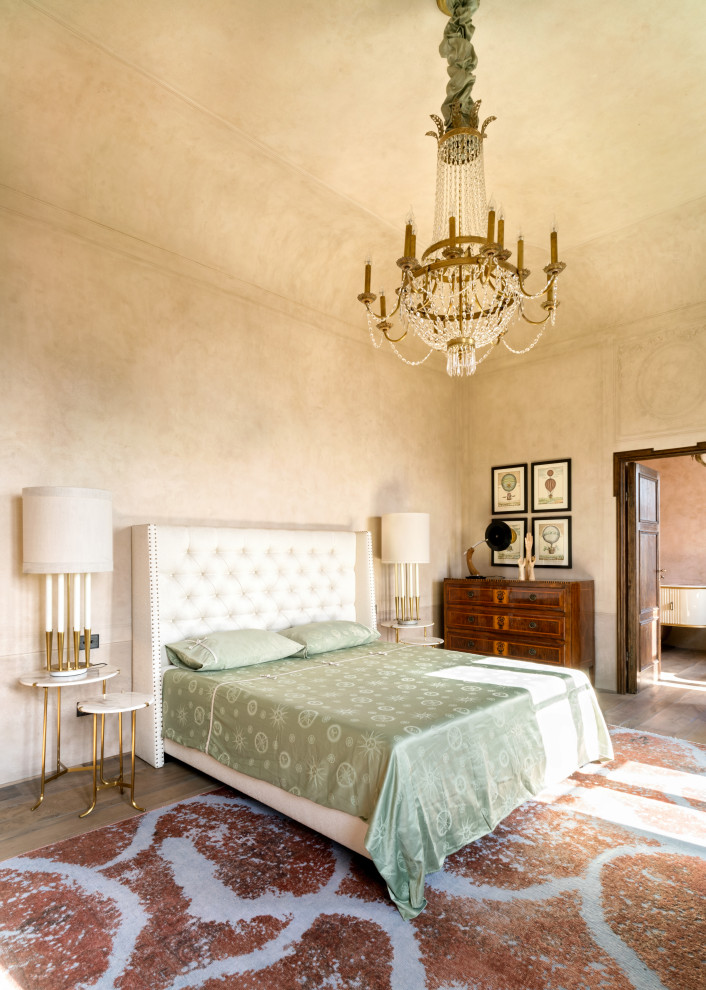 Example of a french country bedroom design in Florence