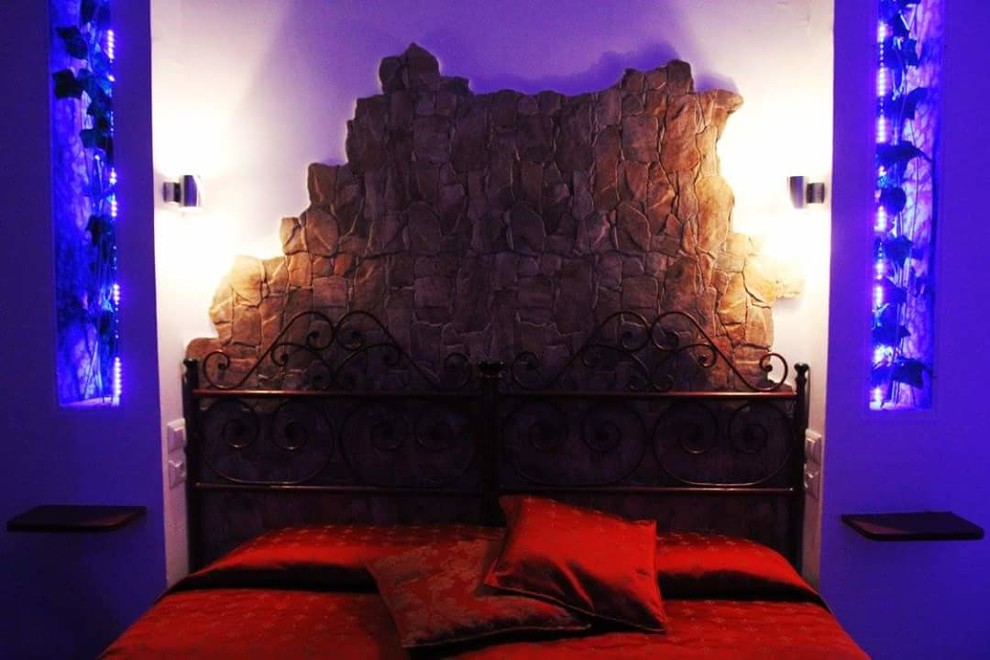 Foto di una camera da letto bohémian