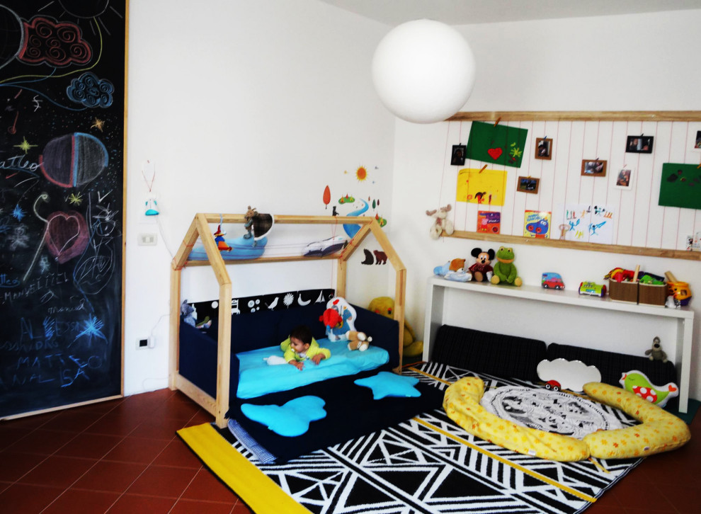 Immagine di una cameretta per bambini minimal