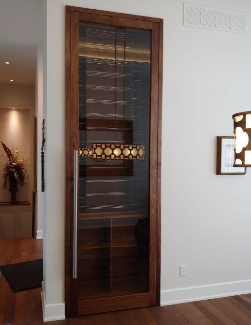 Wine Cellar Wood Doors Traditional Wine Cellar Montreal by