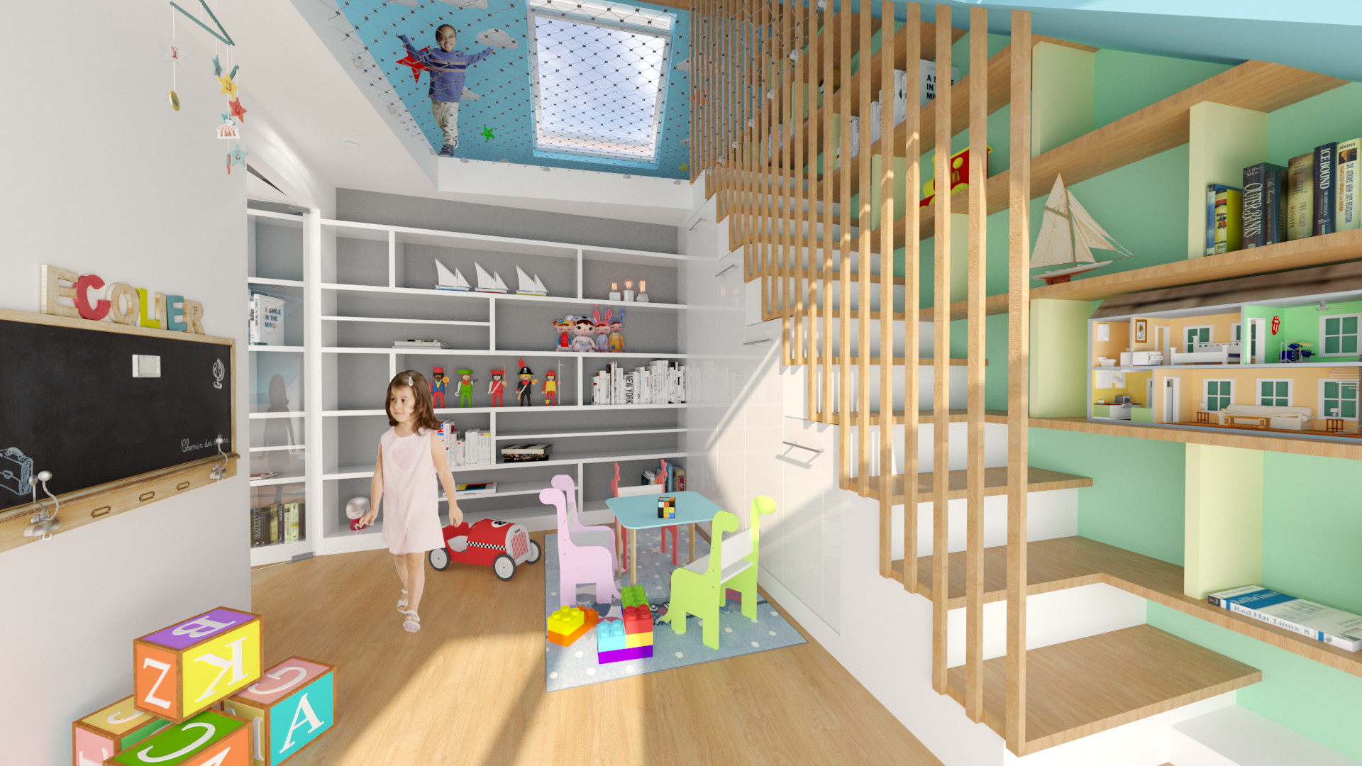 75 photos et idées déco de petites chambres d'enfant avec parquet en bambou  - Septembre 2022 | Houzz FR