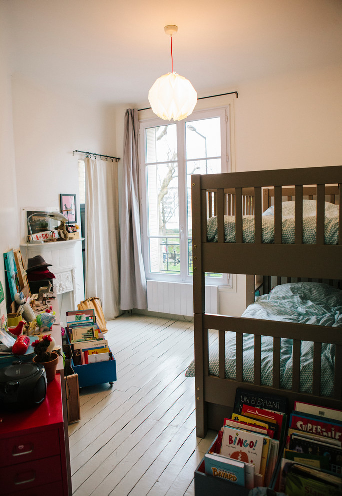 Design ideas for a bohemian kids' bedroom in Paris.