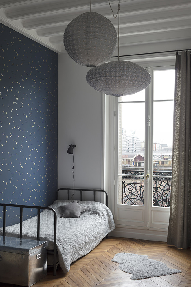 Classic kids' bedroom in Paris.