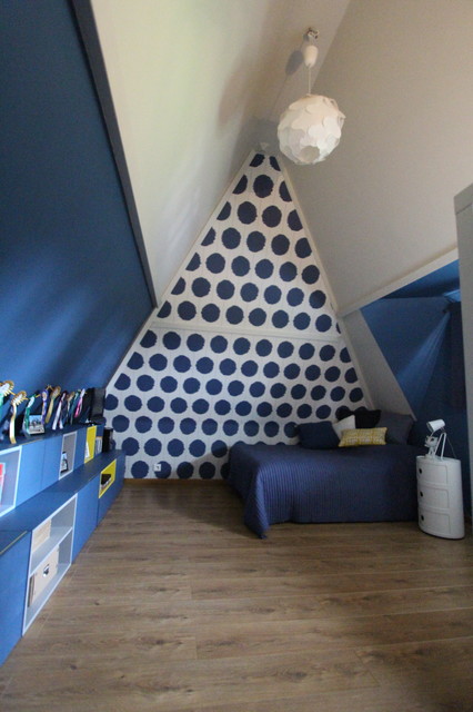 Chambre D Ados Sous Combles Moderne Chambre D Enfant Paris Par Garance Touch Houzz