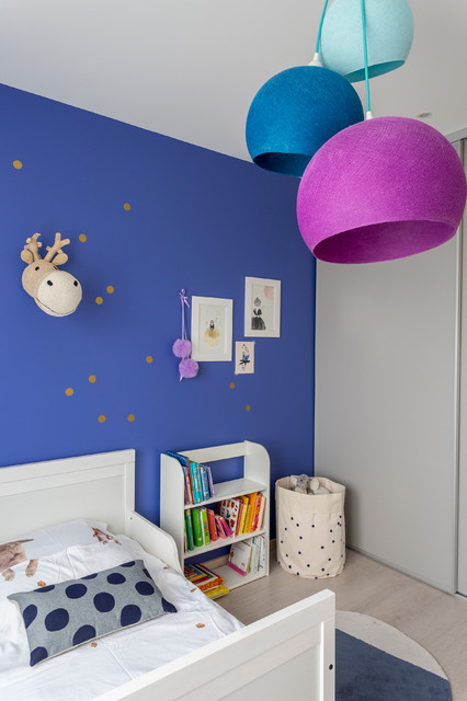 Chambre Petite Fille Bleu Indigo Contemporary Kids Bordeaux By Delphine Guyart Design Houzz Ie