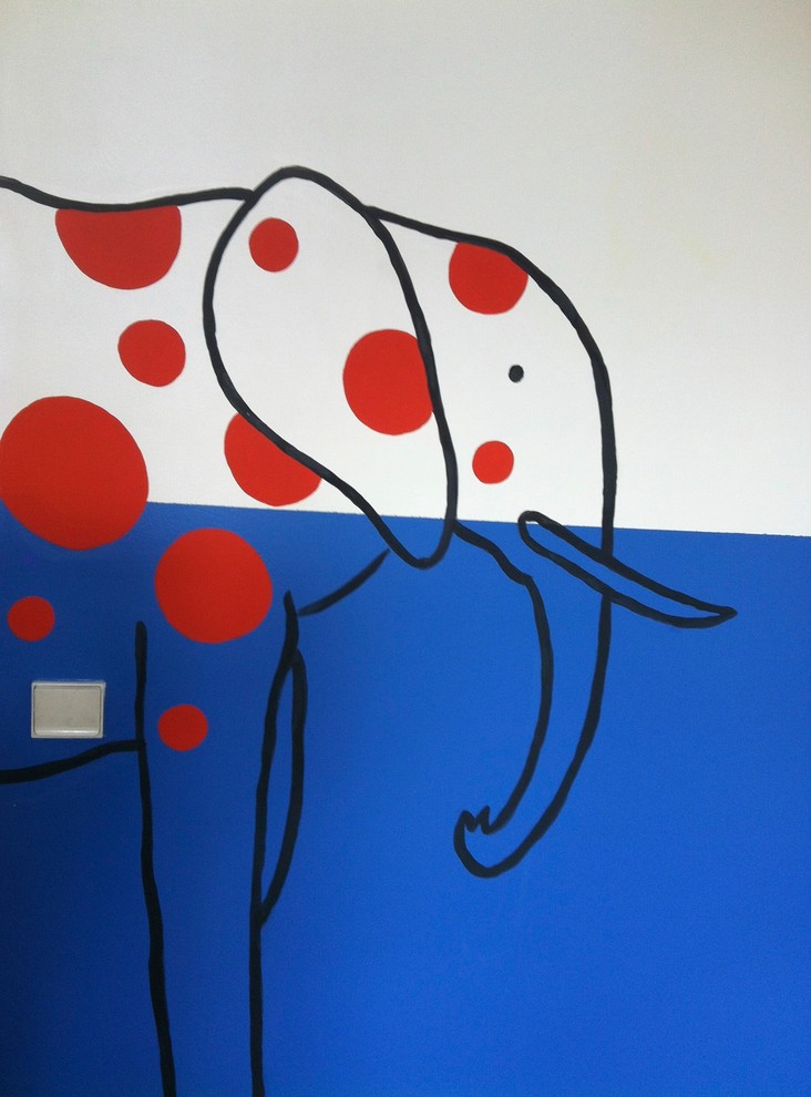 Fresque animaux - Contemporary - Kids - Paris - by Agence de décoration ...