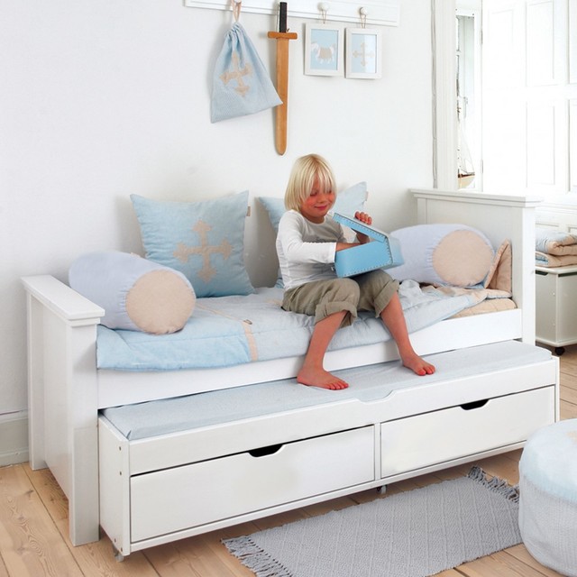 Lit 90x0 Avec Lit Gigogne Et Tiroirs Kids Lille By Alfred Et Compagnie Houzz Ie