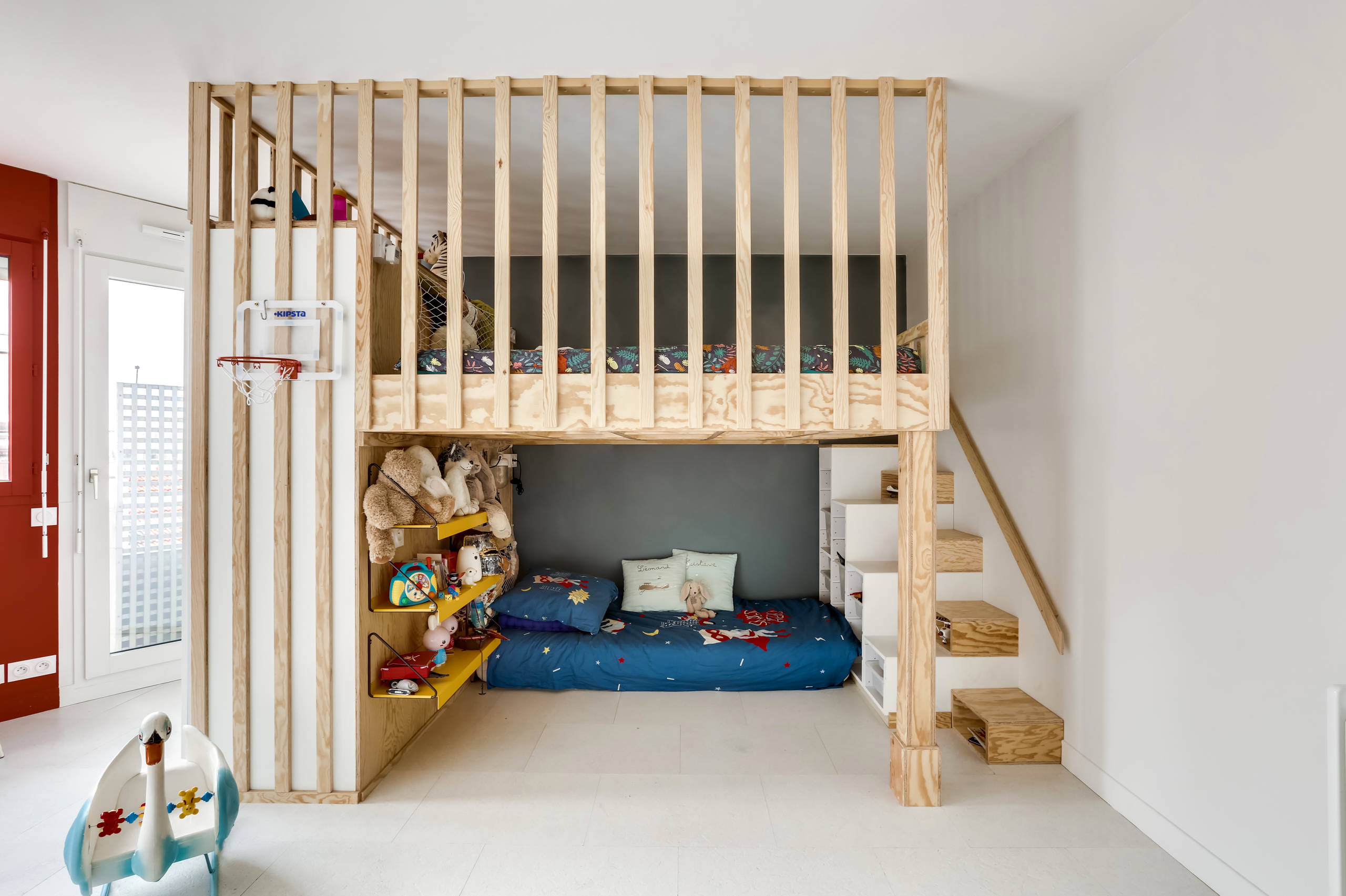 75 photos et idées déco de chambres d'enfant avec un lit superposé