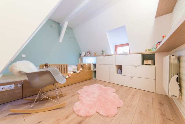 Projet Tc Amenagement Chambre Enfant Scandinave Chambre D Enfant Strasbourg Par Design D Space Geraldine Lange Houzz