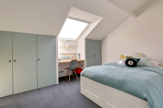 Guipieres Renovation De Maison Chatou Contemporary Kids Other By Badiola Architecte D Interieur Houzz