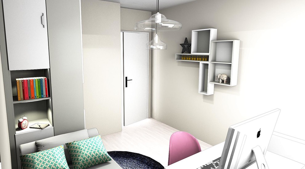 Inspiration for a modern kids' bedroom in Lyon.