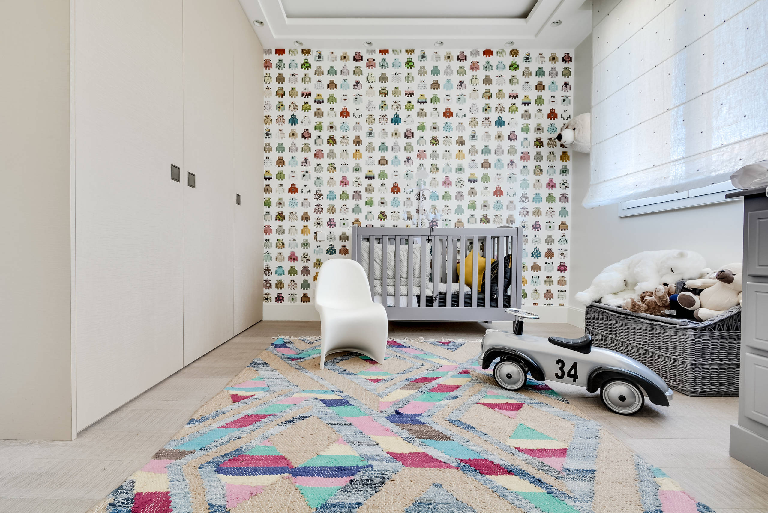 75 photos et idées déco de chambres de bébé avec un mur beige - Janvier  2023 | Houzz FR